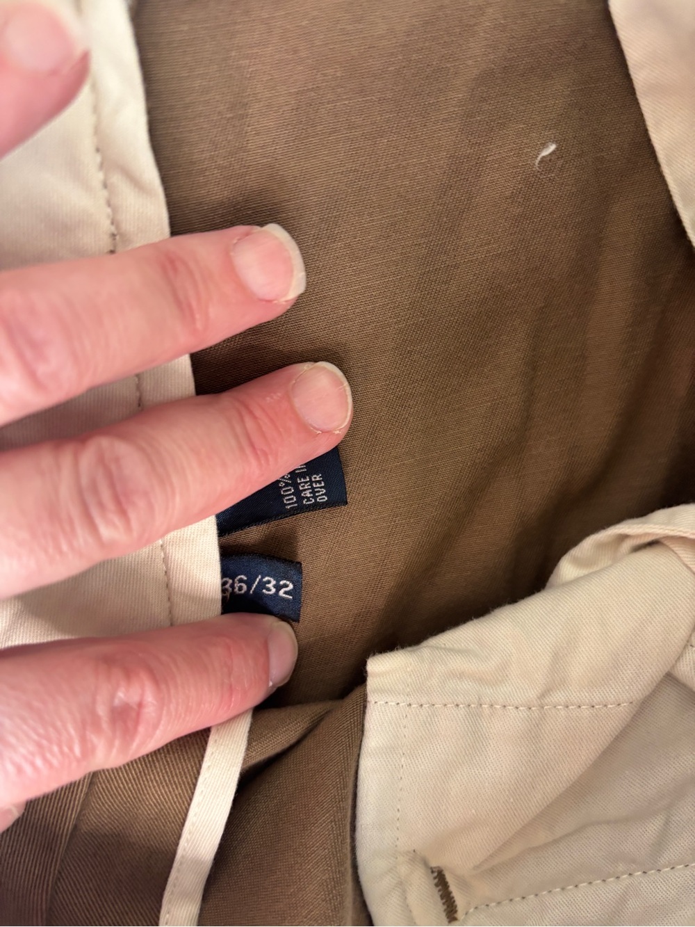 Polo Ralph Lauren Hammond Pants Men's 36x32 Brown Pleated Classic Chino Cotton - Picture 9 of 9